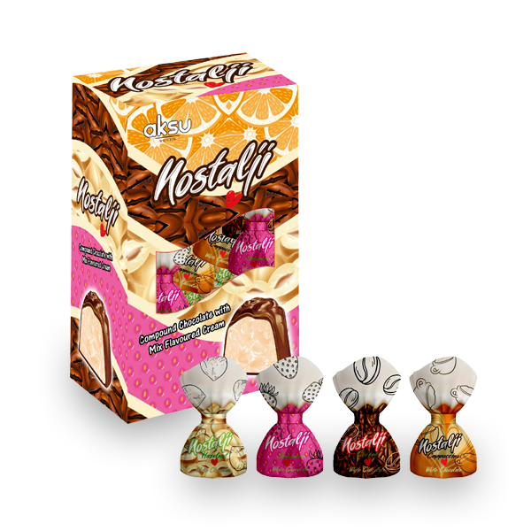 Aksu Nostalji Duo Compound Chocolate - 1000gm