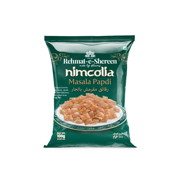 Rehmat E Shereen Nimcolia Masala Papdi - 100gm (18pcs)