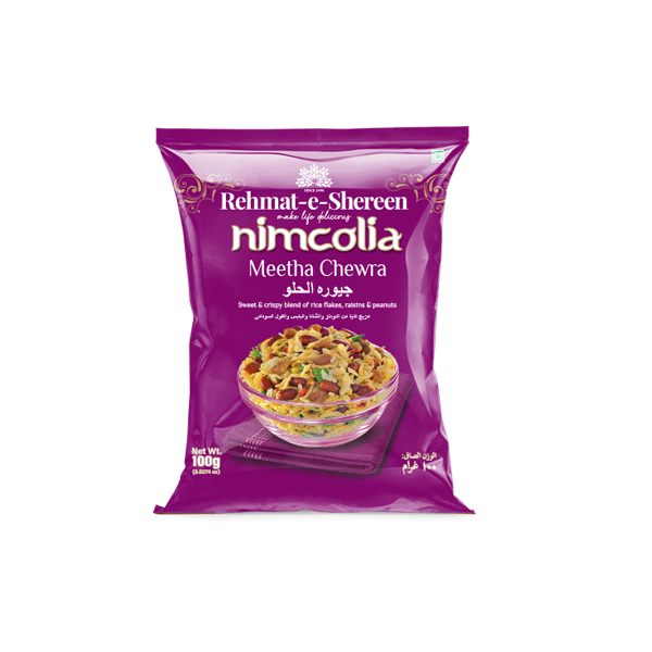Rehmat E Shereen Nimcolia Meetha Chewra - 100gm (18pcs)