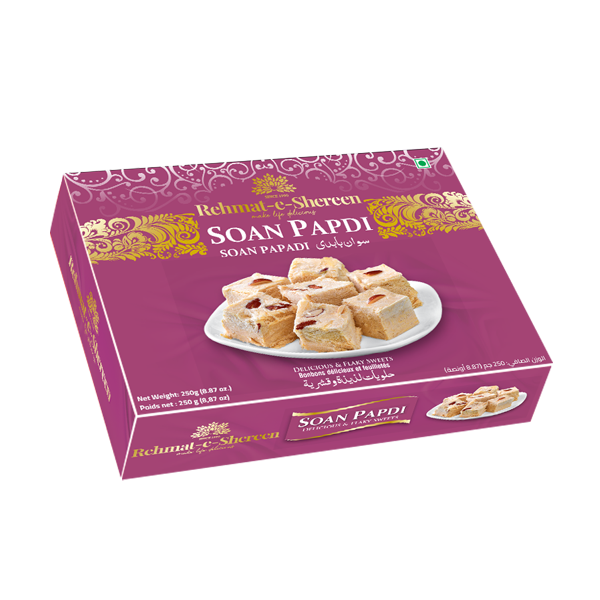 Rehmat E Shereen Soan Papdi - 250gm (24pcs)